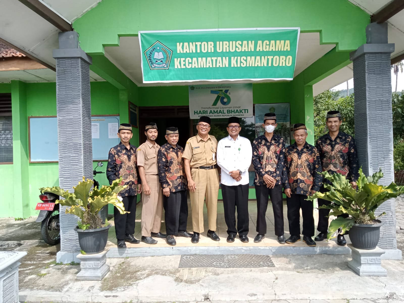 Audiensi PC LDII Kismantoro dengan Kepala KUA dan Danramil