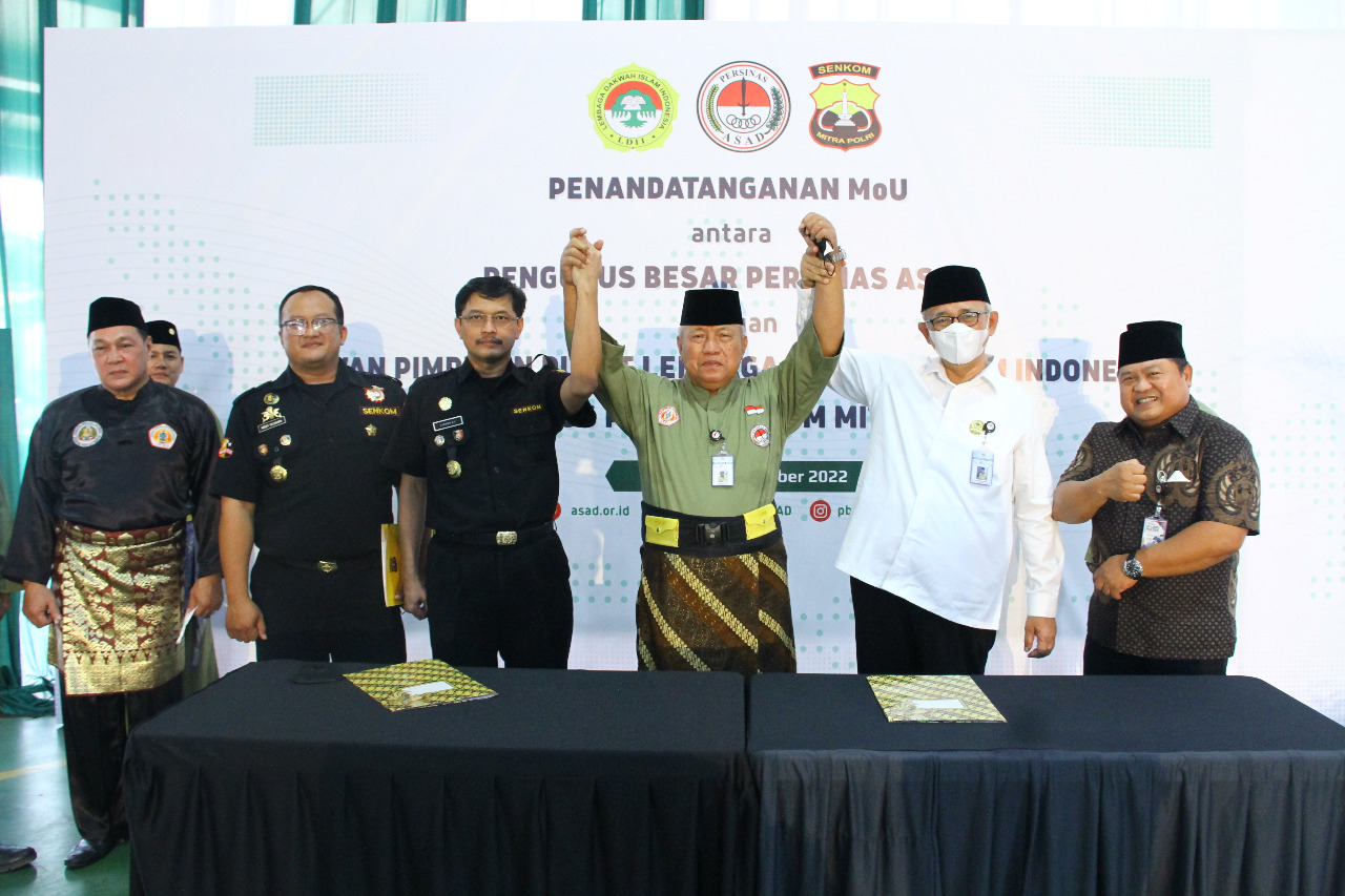 Siapkan Pesilat Berkarakter Luhur, PERSINAS ASAD Gandeng LDII dan SENKOM