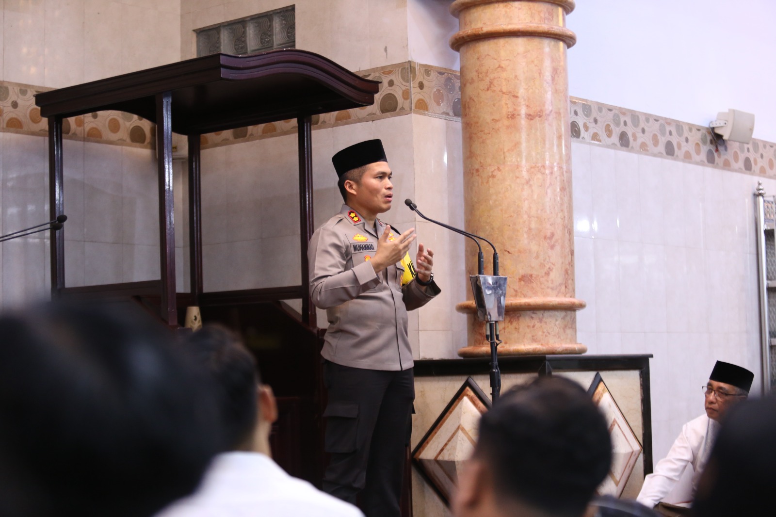 Kapolres Nganjuk Helat Cangkrukan Kamtibmas di Ponpes Al Ubaidah Kertosono
