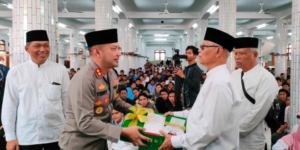 Bertajuk Jumat Curhat, Kapolres Kediri Kota Sapa Warga LDII di Ponpes Wali Barokah