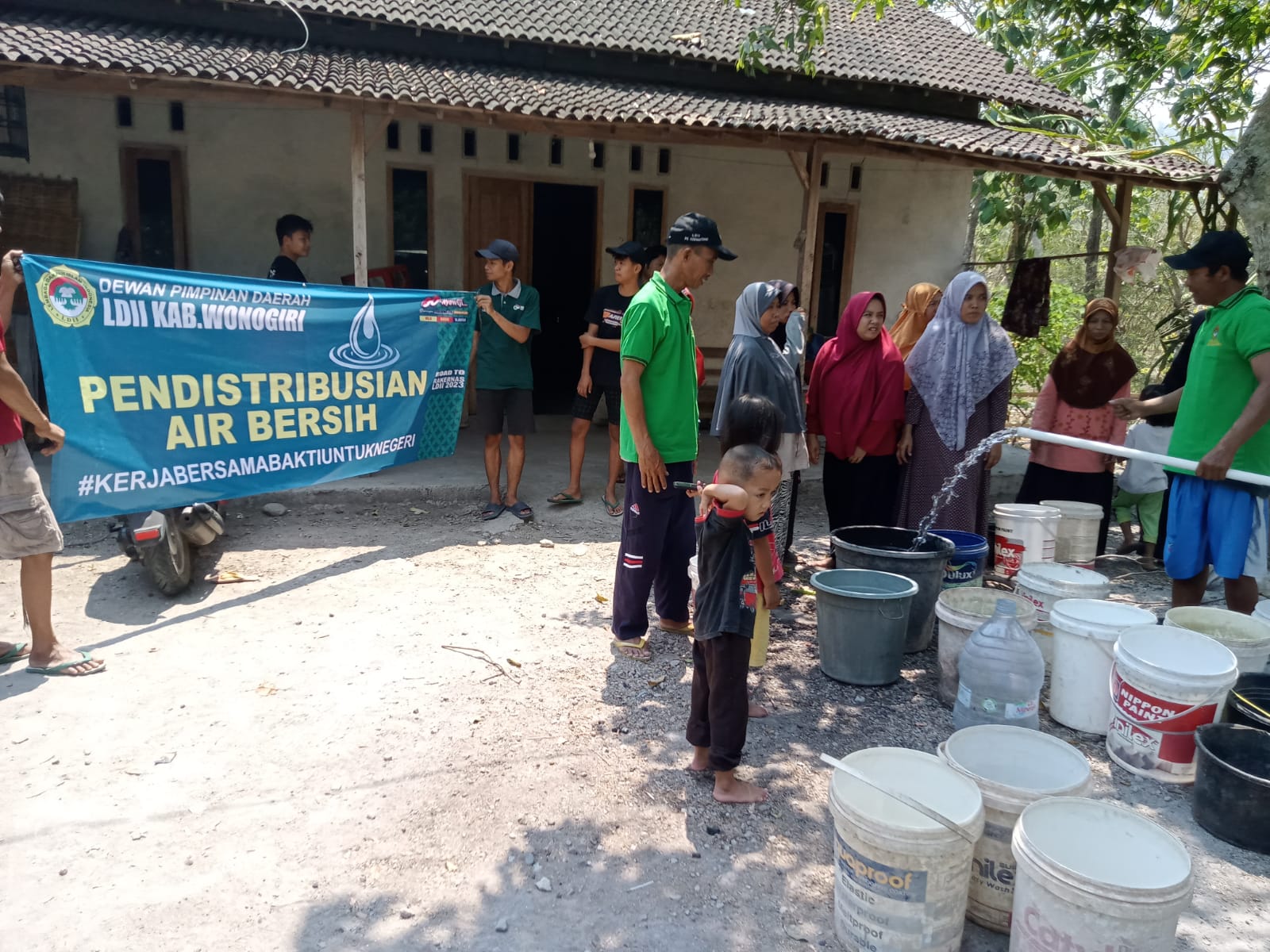 Kekeringan melanda, DPD LDII Wonogiri bantu air bersih di dua kecamatan