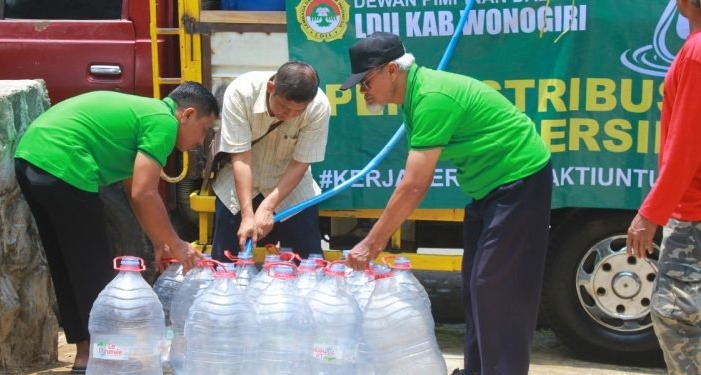 Musim Kemarau Berkepanjangan, LDII Ajak Tingkatkan Kepedulian Sosial