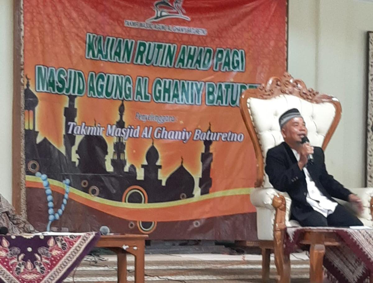 Pengajian Ahad Pagi Masjid Al Ghoniy Baturetno, Ini Yang Dititipkan Oleh LDII Untuk Jamaah