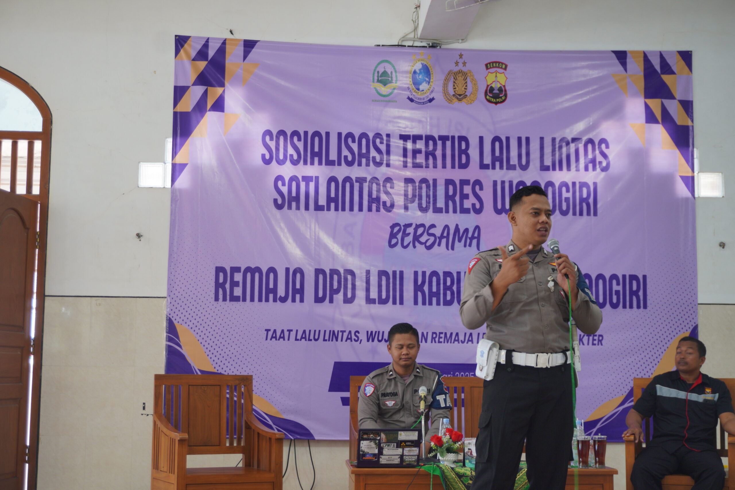 DPD LDII Kabupaten Wonogiri Gelar Sosialisasi Lalu Lintas bersama Satlantas Wonogiri