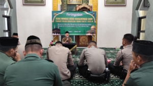 Maknai Isra Mikraj, Dewan Pembina DPD LDII Wonogiri Beri Kajian di Polres Wonogiri