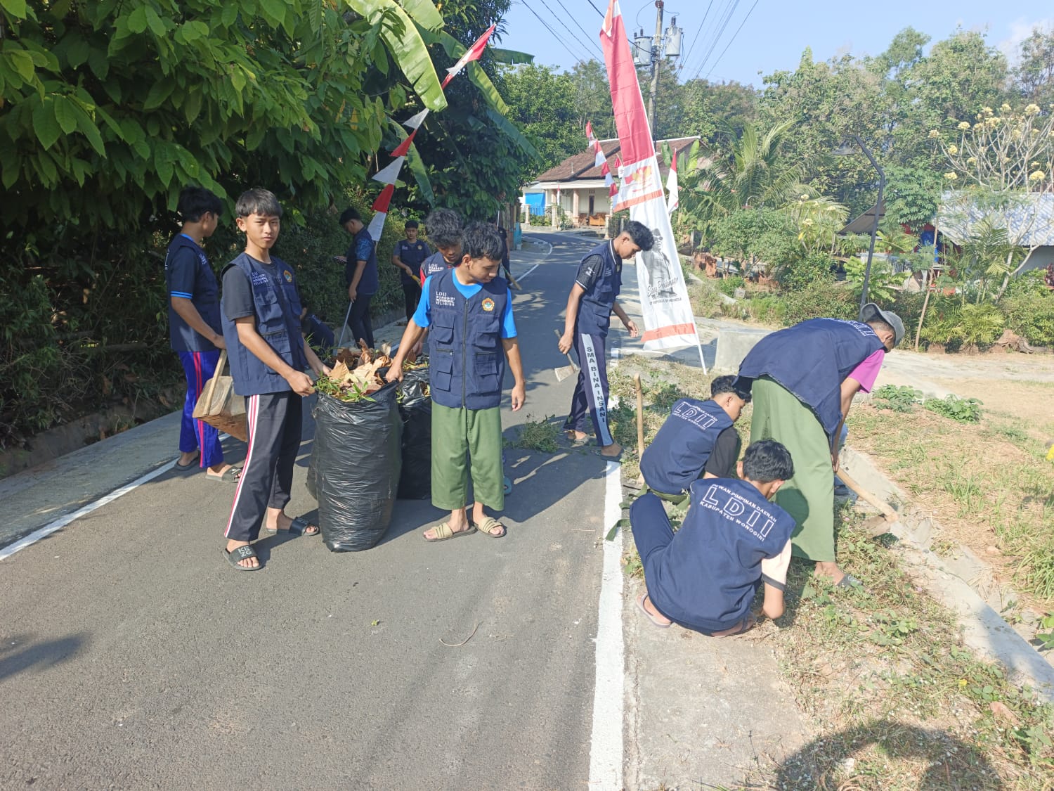 DPD LDII Wonogiri Gelar Kerja Bakti Nasional Peringati HUT RI ke-80