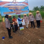 Kapolres Wonogiri Ikuti Penanaman Jagung Serentak Nasional Bersama Kapolri