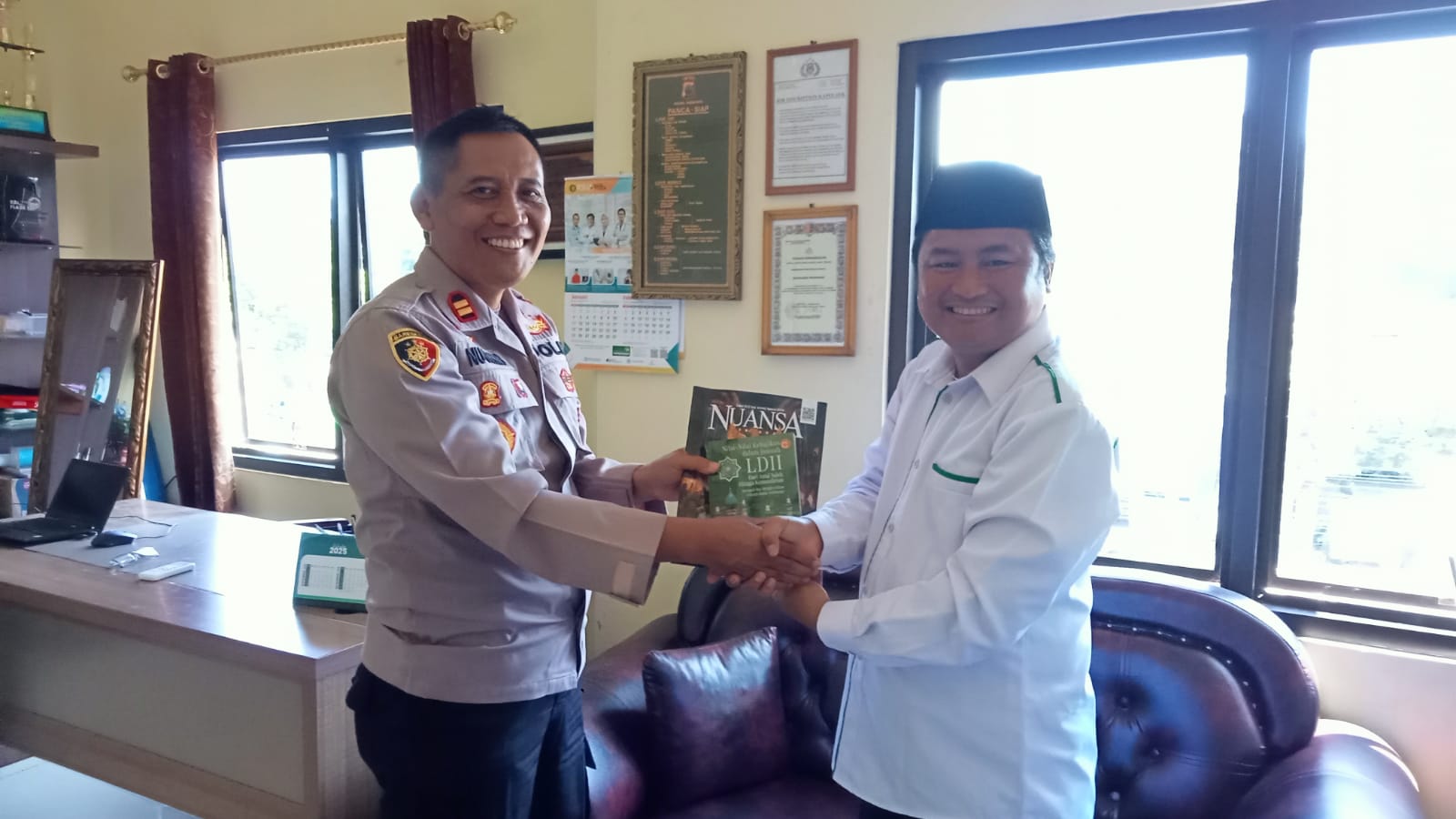 LDII Purwantoro Jalin Silaturahim dengan Forkopimcam, Perkuat Sinergi dan Kolaborasi